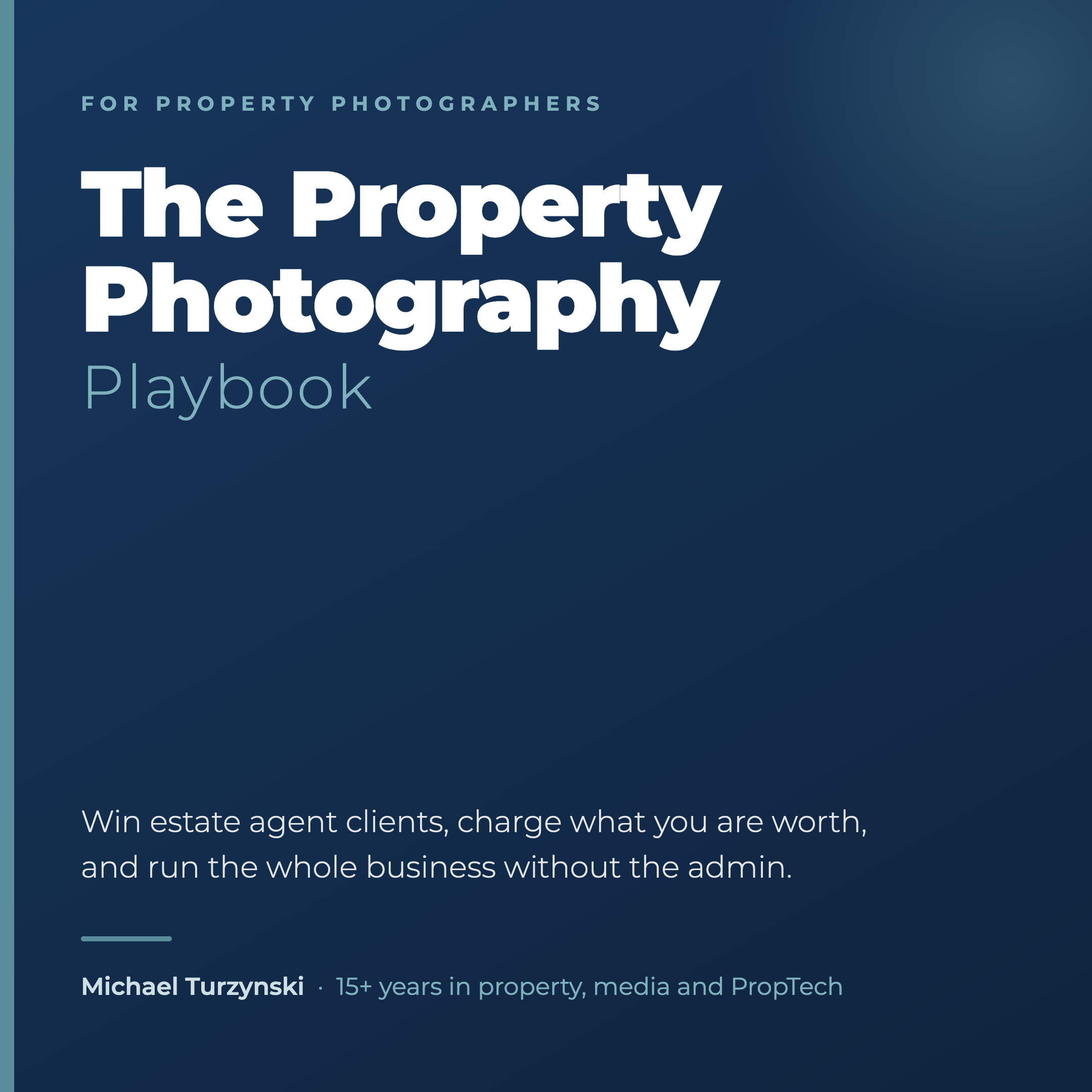 The Property Photography Playbook cover